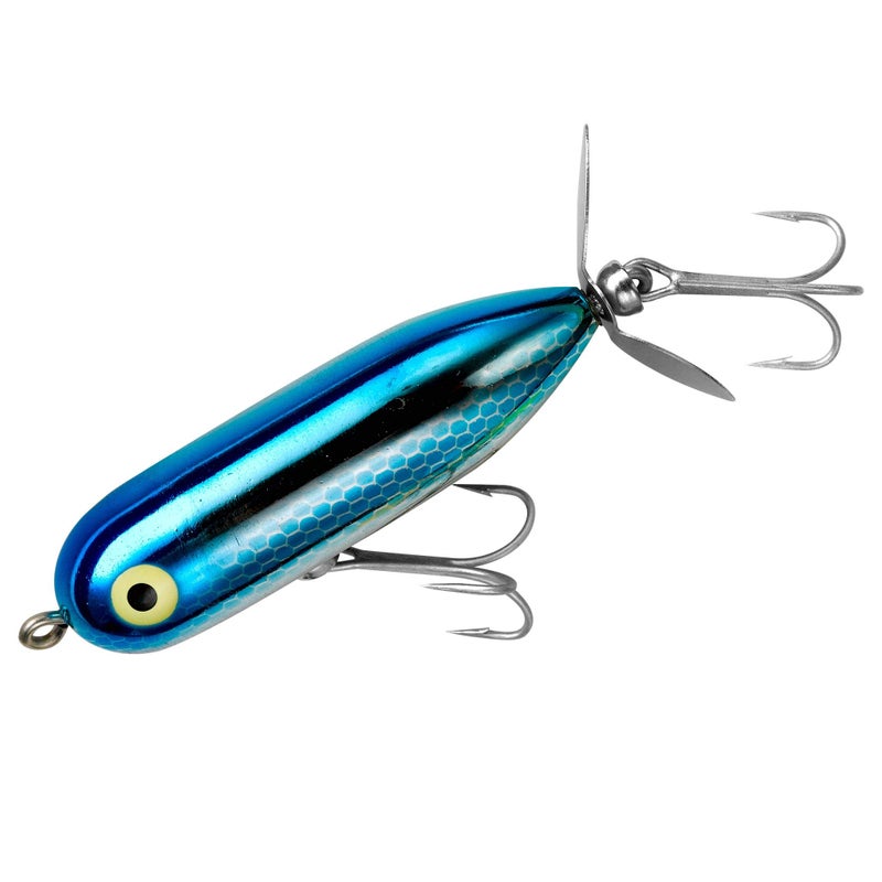 Heddon Torpedo Prop-Bait Topwater Fishing Lure with Spinner Action, Blue Shiner, Baby Torpedo (3/8 oz) - Image 1